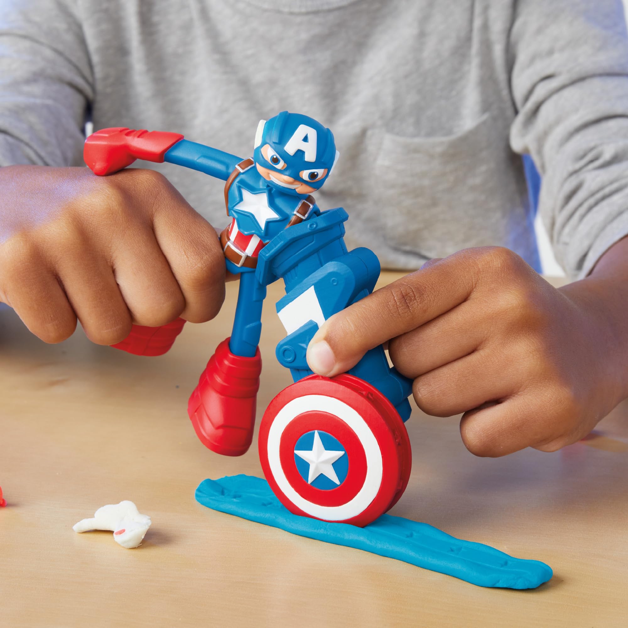 Foto 6 | Playset Play-doh Marvel Hero Adventure Con 3 Figuras De Acción - Venta Internacional.
