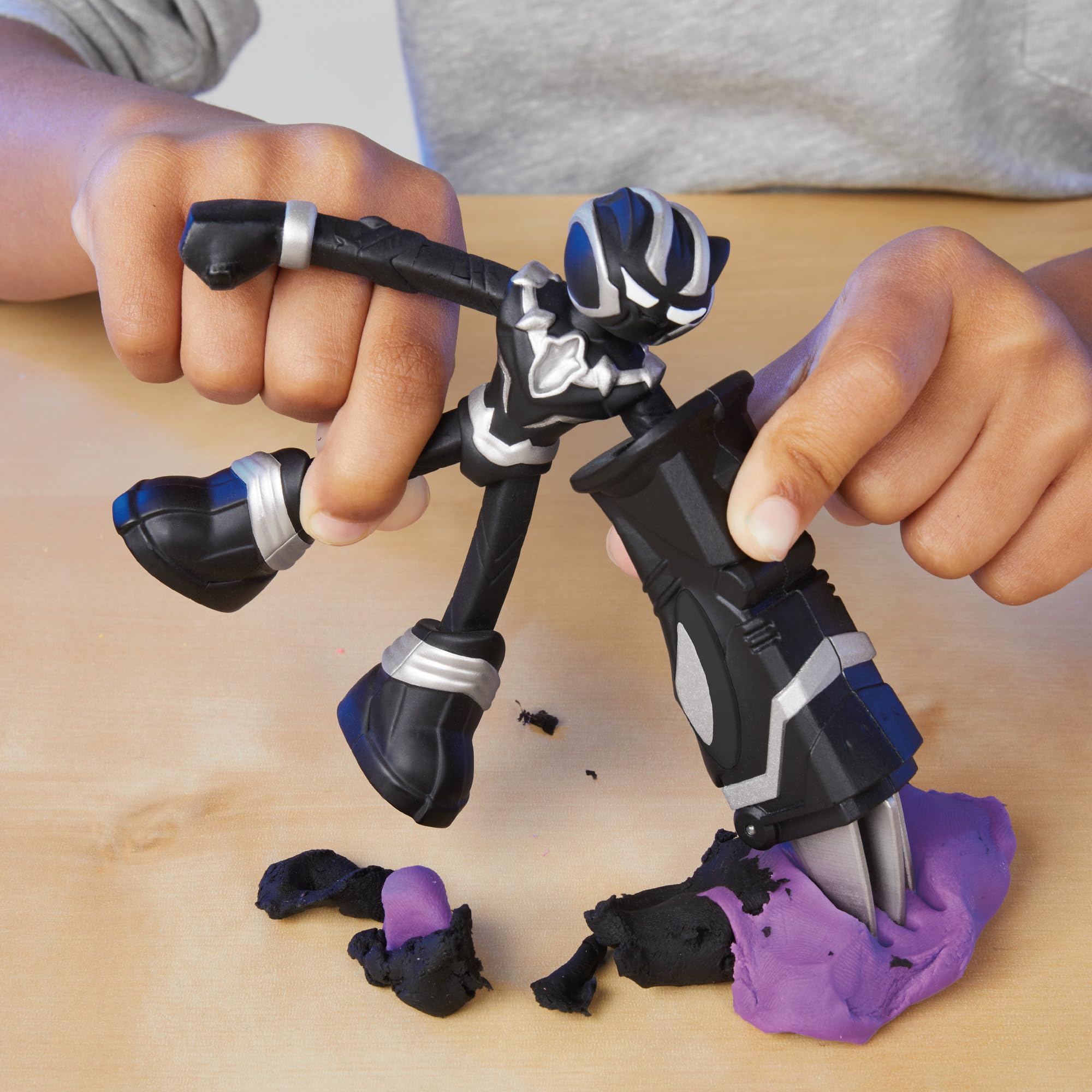 Foto 7 | Playset Play-doh Marvel Hero Adventure Con 3 Figuras De Acción - Venta Internacional.