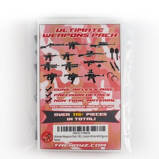 Foto 1 | Weapons Pack Ultimate, Más De 115 Armas Y Accesorios, Ladrillos De Juguete - Venta Internacional.
