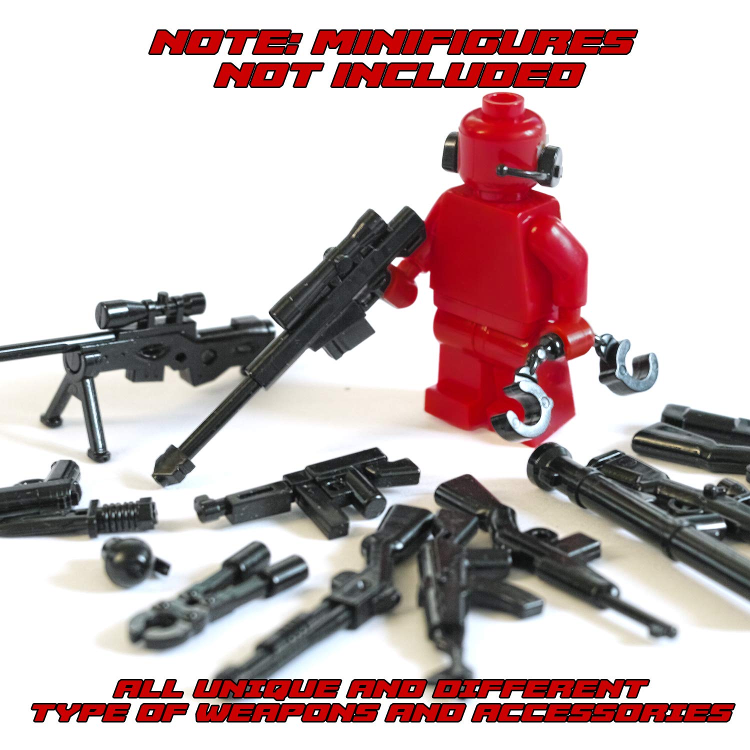 Foto 3 pulgar | Weapons Pack Ultimate, Más De 115 Armas Y Accesorios, Ladrillos De Juguete - Venta Internacional.