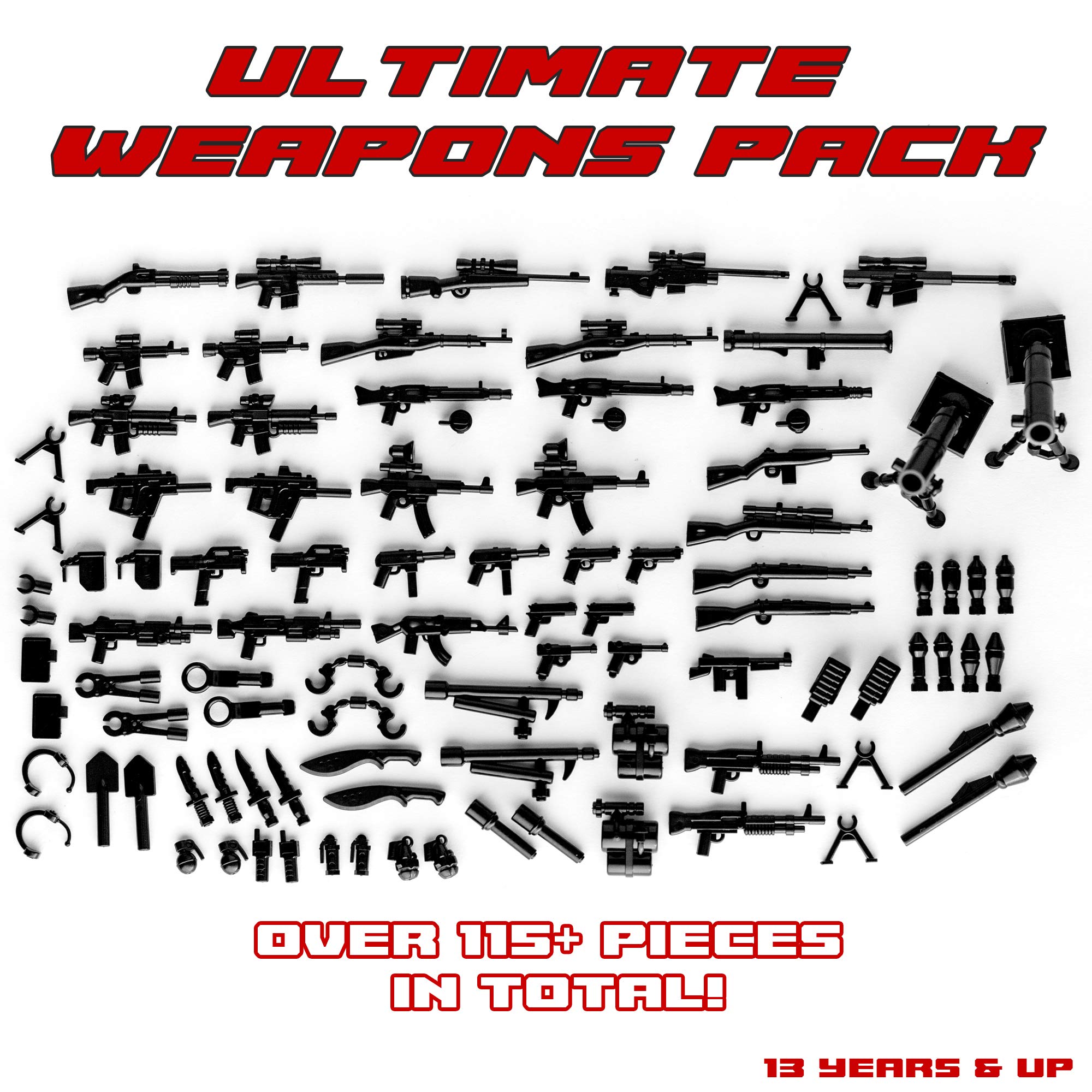 Foto 5 pulgar | Weapons Pack Ultimate, Más De 115 Armas Y Accesorios, Ladrillos De Juguete - Venta Internacional.