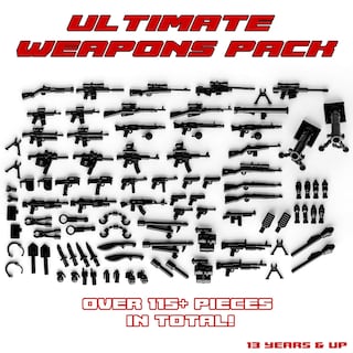 Foto 4 | Weapons Pack Ultimate, Más De 115 Armas Y Accesorios, Ladrillos De Juguete - Venta Internacional.