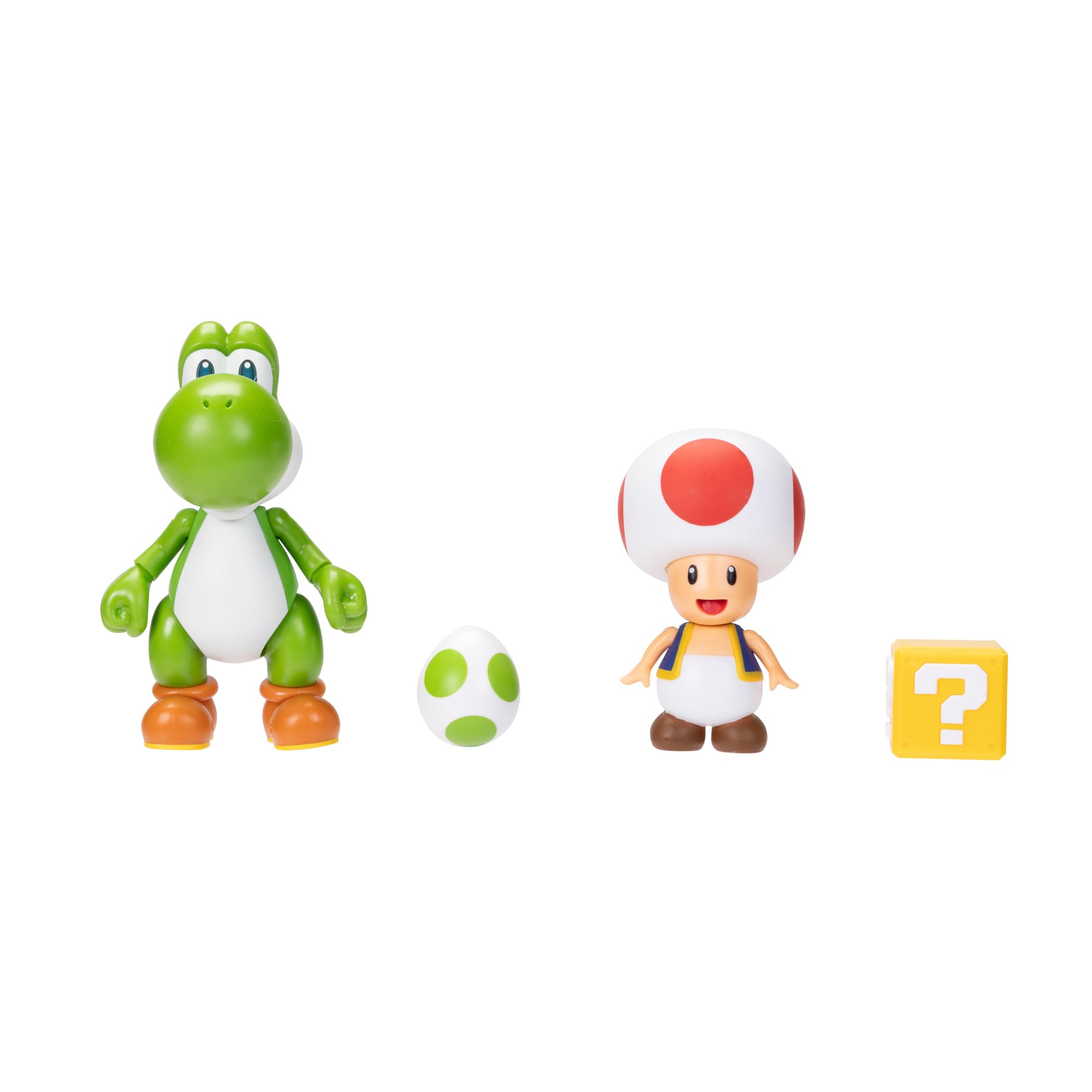 Foto 3 pulgar | Figura De Acción Super Mario Nintendo 10 Cm Yoshi & Toad, Paquete De 2 - Venta Internacional.