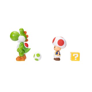 Foto 4 | Figura De Acción Super Mario Nintendo 10 Cm Yoshi & Toad, Paquete De 2 - Venta Internacional.