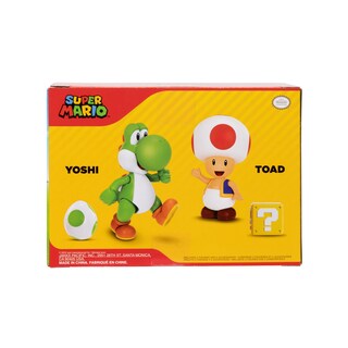 Foto 7 | Figura De Acción Super Mario Nintendo 10 Cm Yoshi & Toad, Paquete De 2 - Venta Internacional.