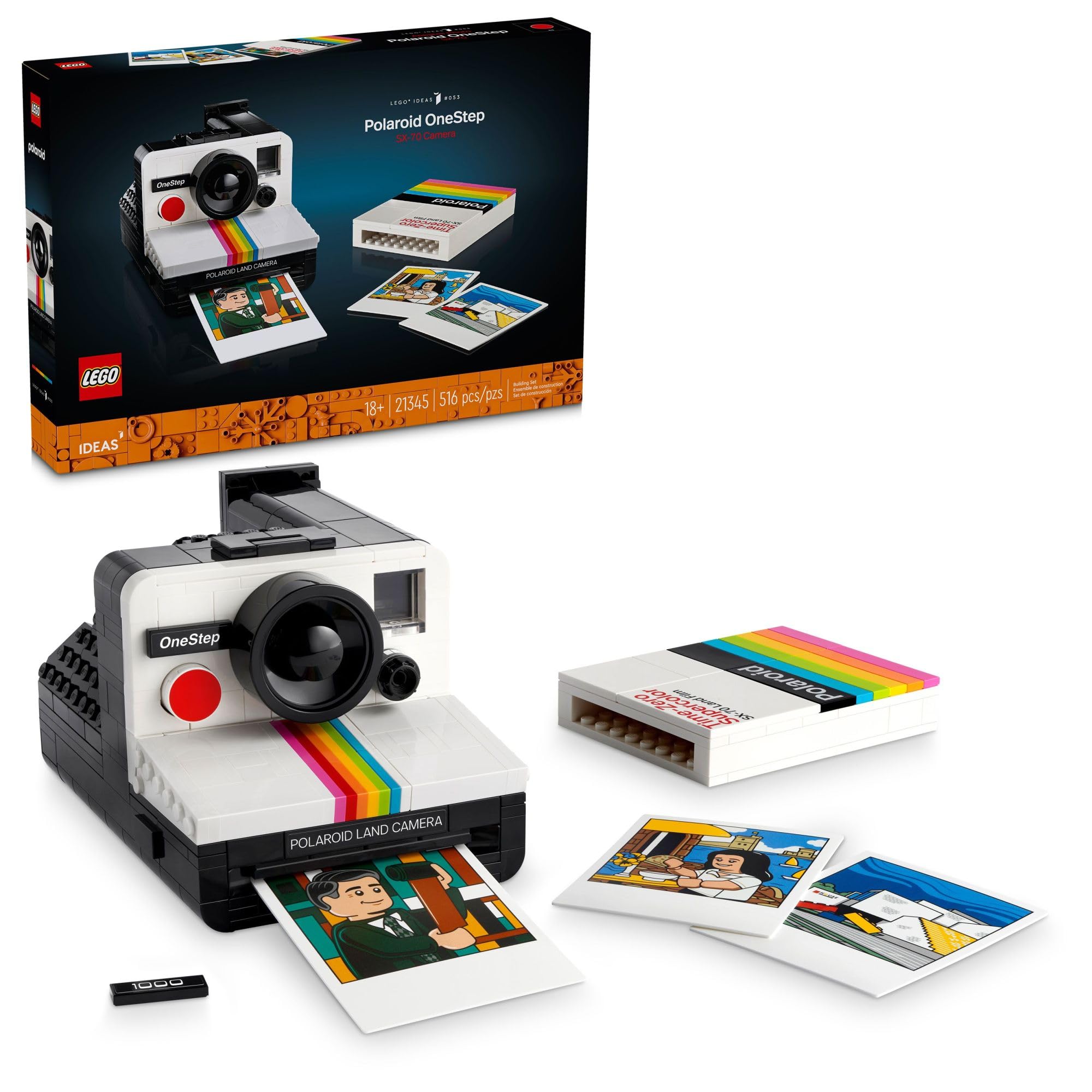 Foto 2 pulgar | Set De Construcción Lego Ideas Polaroid Onestep Sx-70 21345 - Venta Internacional.
