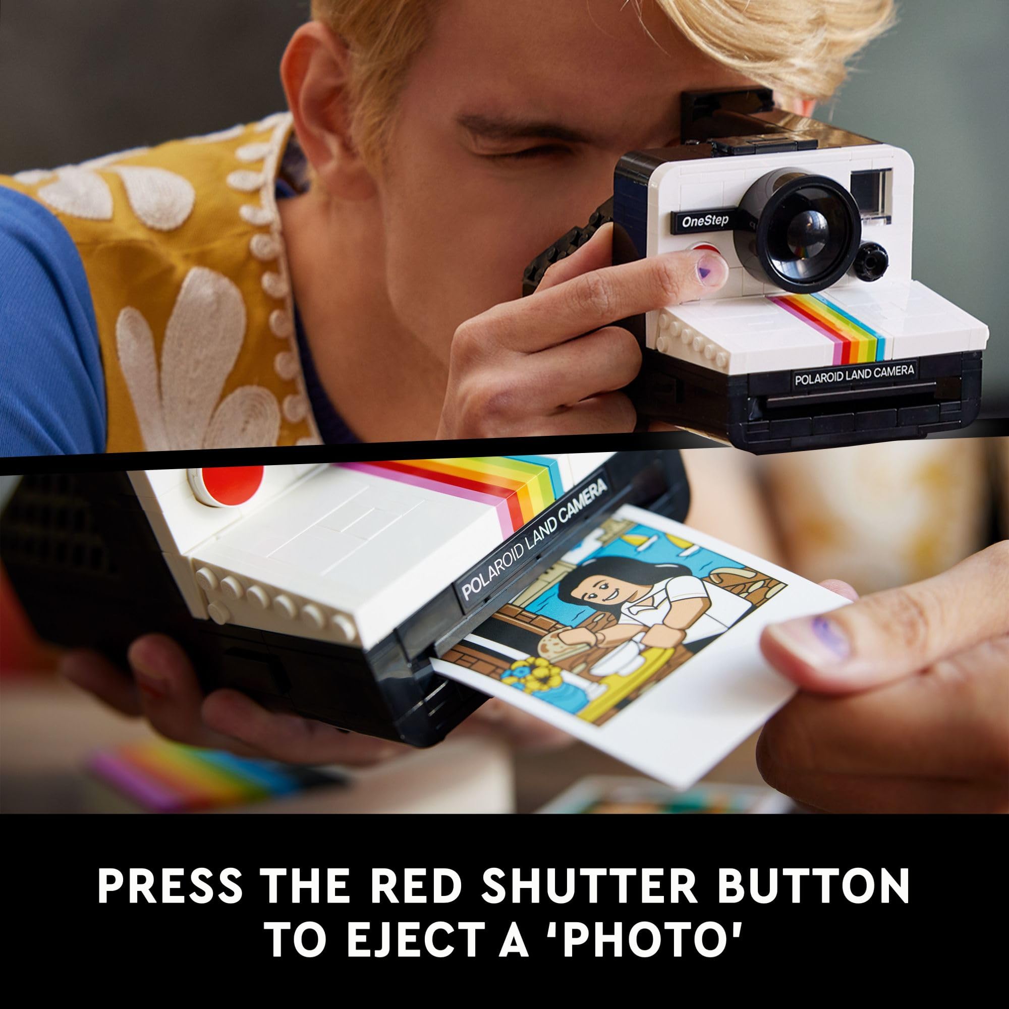 Foto 5 | Set De Construcción Lego Ideas Polaroid Onestep Sx-70 21345 - Venta Internacional.