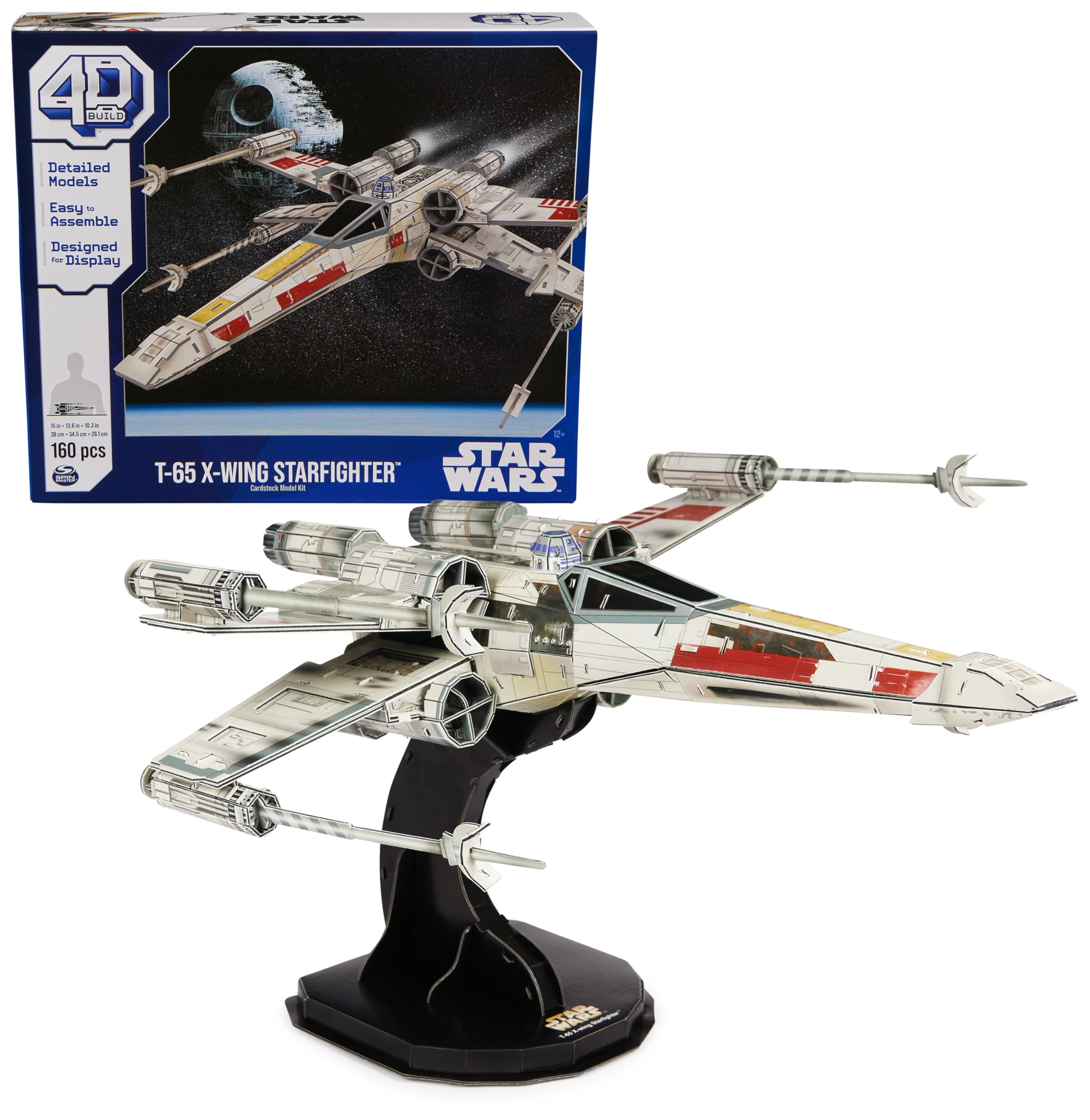 Foto 2 pulgar | Kit De Maquetas 3d Spin Master 4d Build Star Wars T-65 X-wing - Venta Internacional.