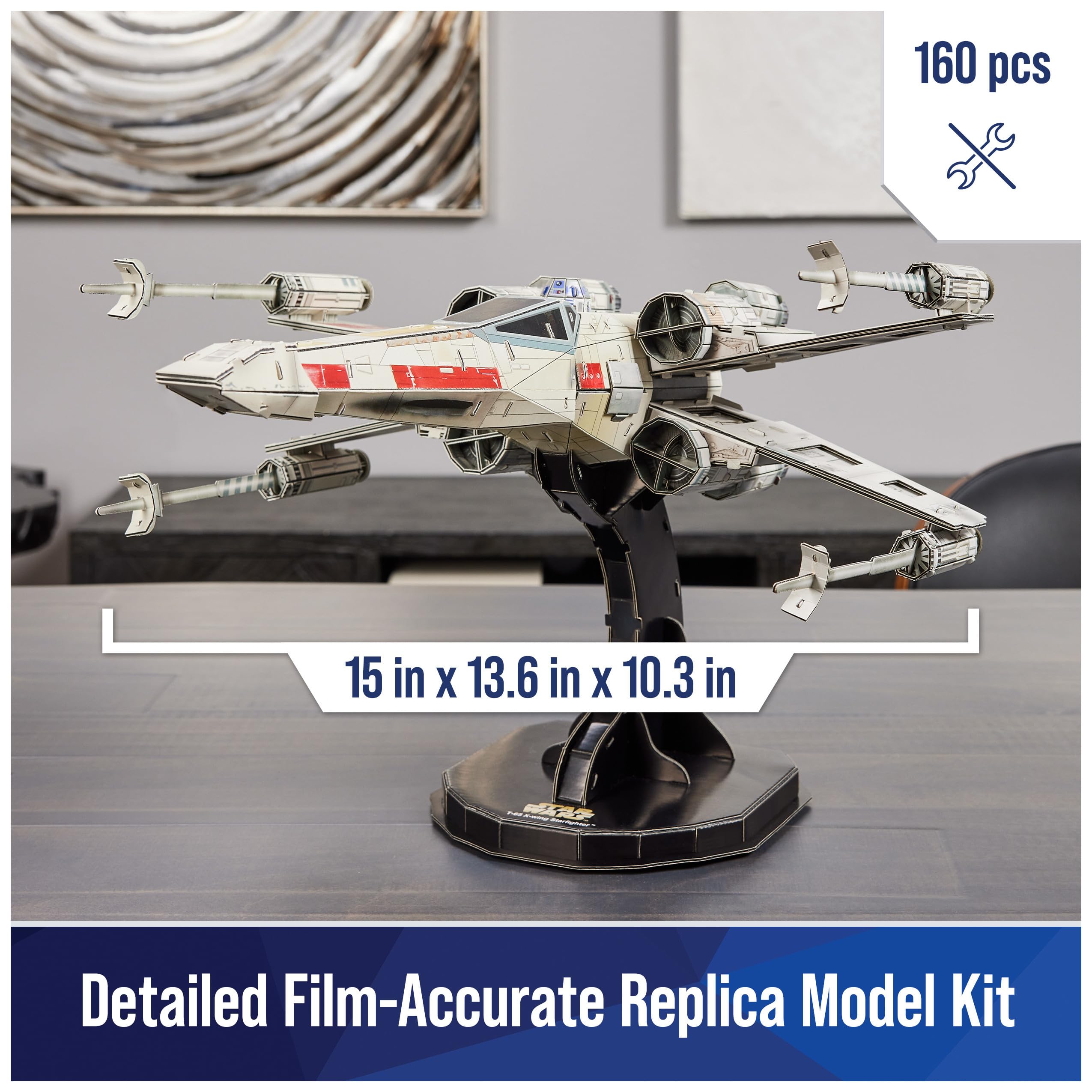 Foto 3 pulgar | Kit De Maquetas 3d Spin Master 4d Build Star Wars T-65 X-wing - Venta Internacional.