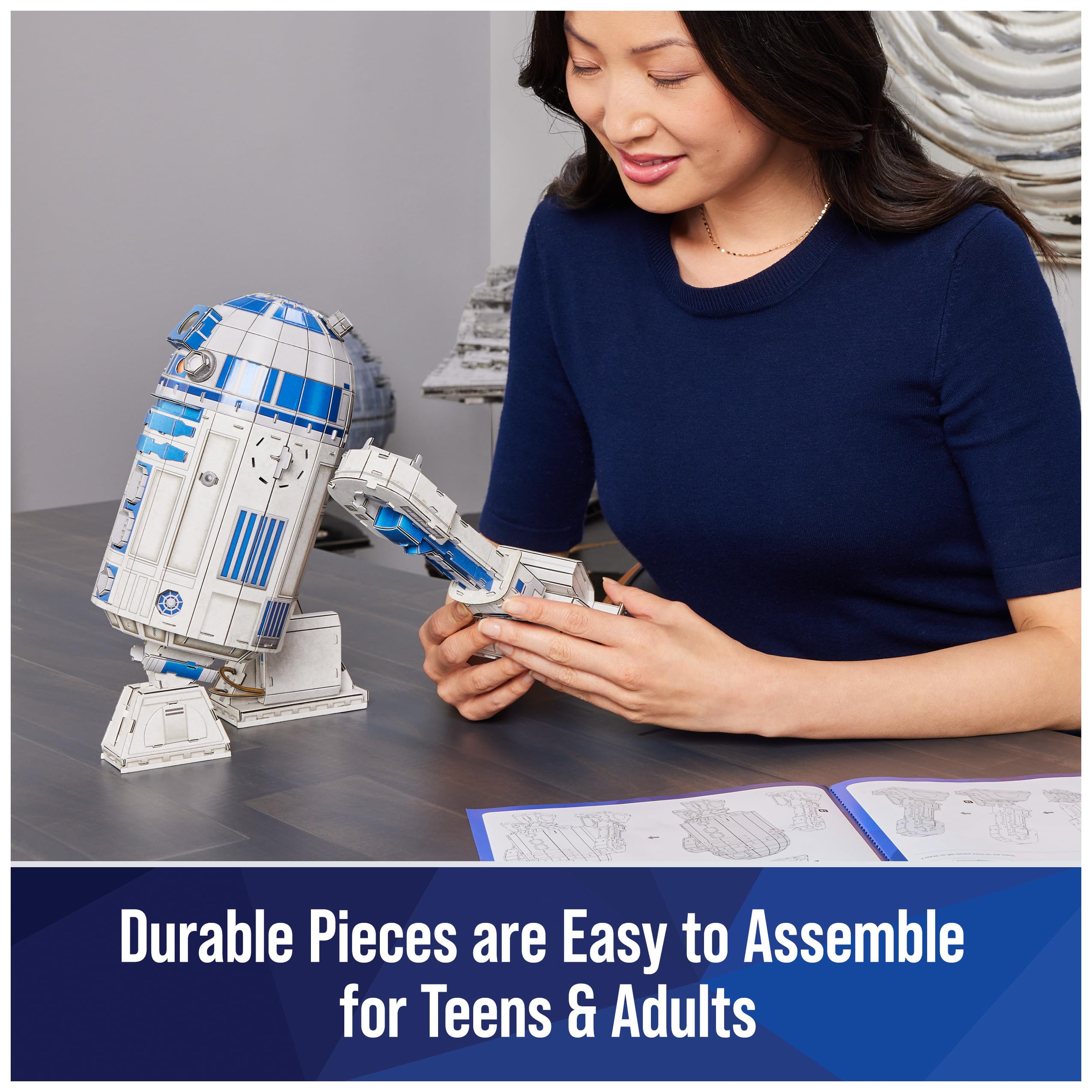 Foto 4 pulgar | Kit De Maquetas 3d Spin Master Games Star Wars R2-d2 De Más De 12 Años - Venta Internacional.