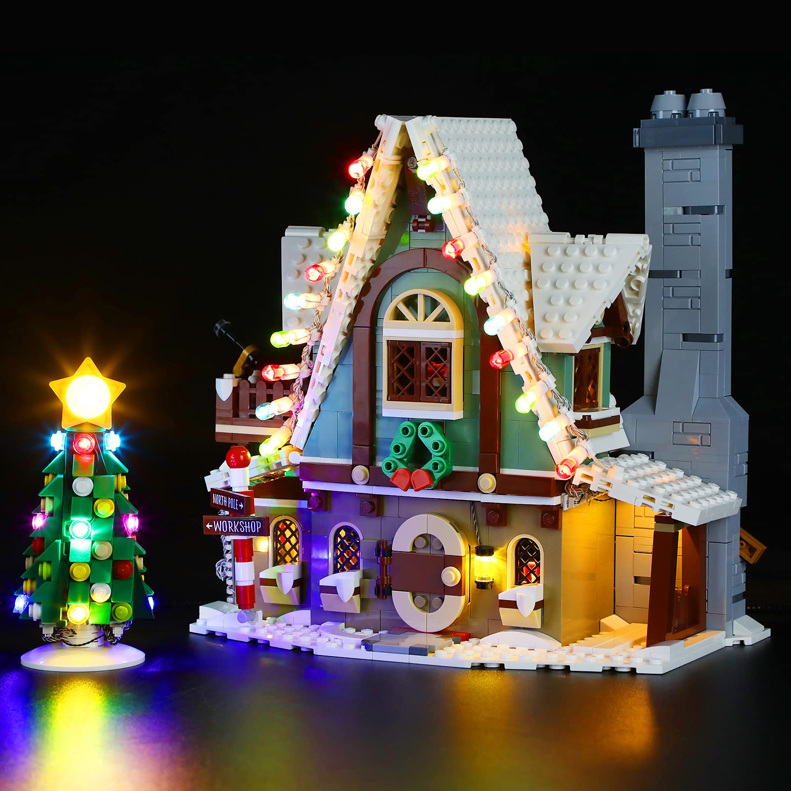 Foto 2 pulgar | Kit De Iluminación Briksmax Para Elf Club House Lego 10275 Con Mando A Distancia - Venta Internacional.