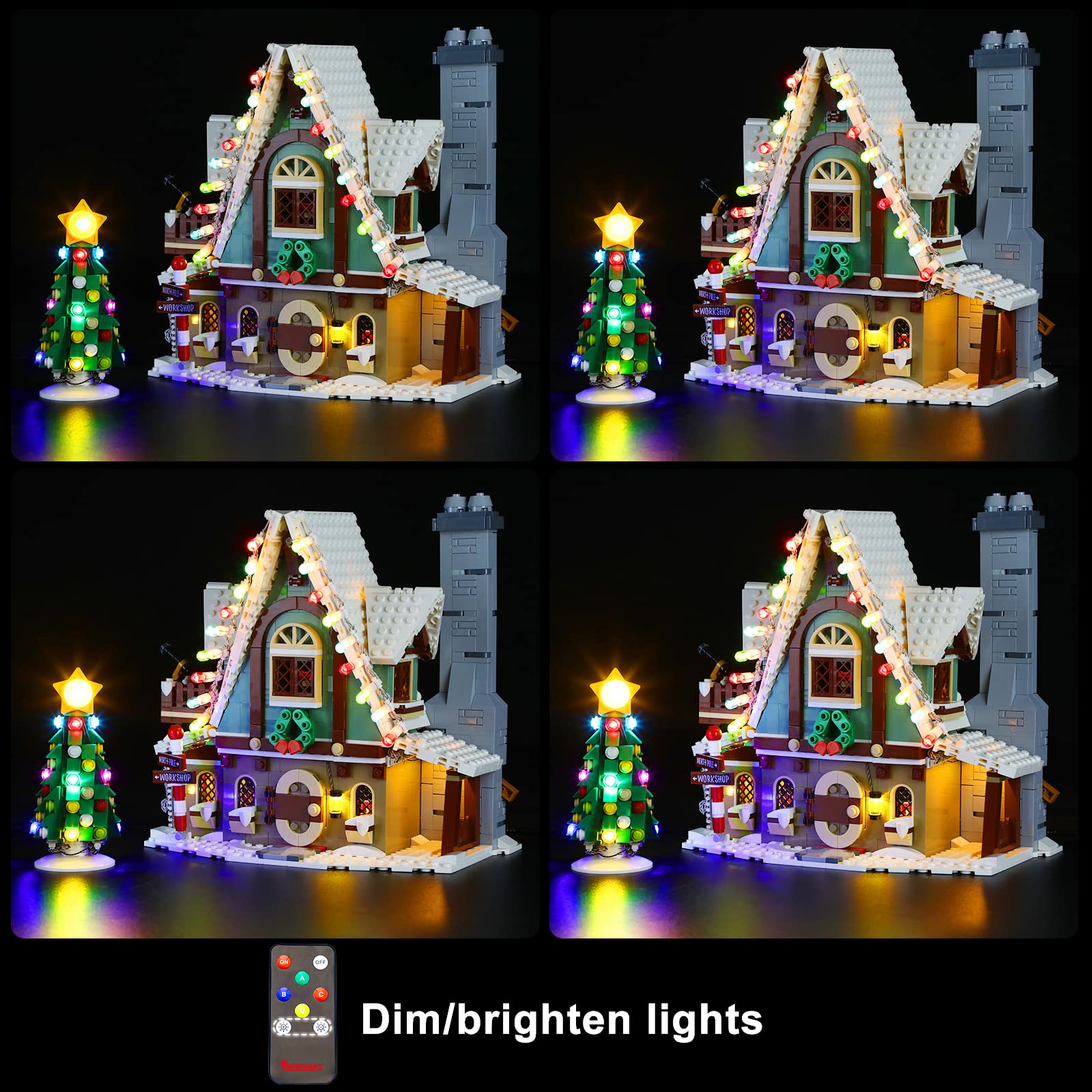 Foto 6 pulgar | Kit De Iluminación Briksmax Para Elf Club House Lego 10275 Con Mando A Distancia - Venta Internacional.
