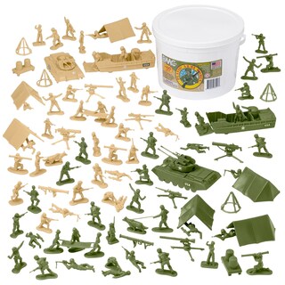 Foto 1 | Figuras de Ejército BMC Toyscon 100 Piezas - Venta Internacional