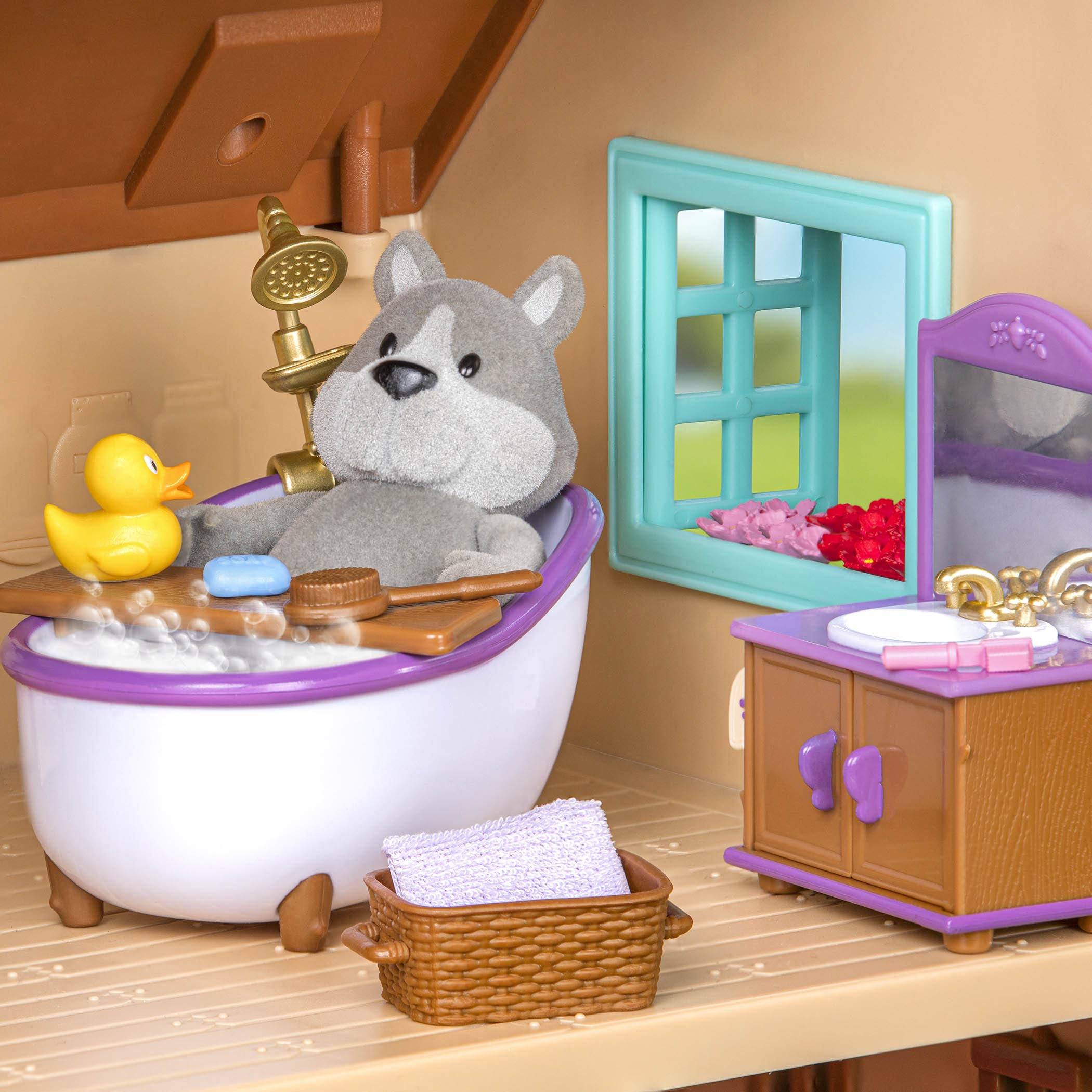 Foto 4 pulgar | Juego De Baño Y Lavandería Li'l Woodzeez De Toy Furniture Para Más De 3 Años - Venta Internacional.