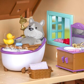 Foto 3 | Juego De Baño Y Lavandería Li'l Woodzeez De Toy Furniture Para Más De 3 Años - Venta Internacional.