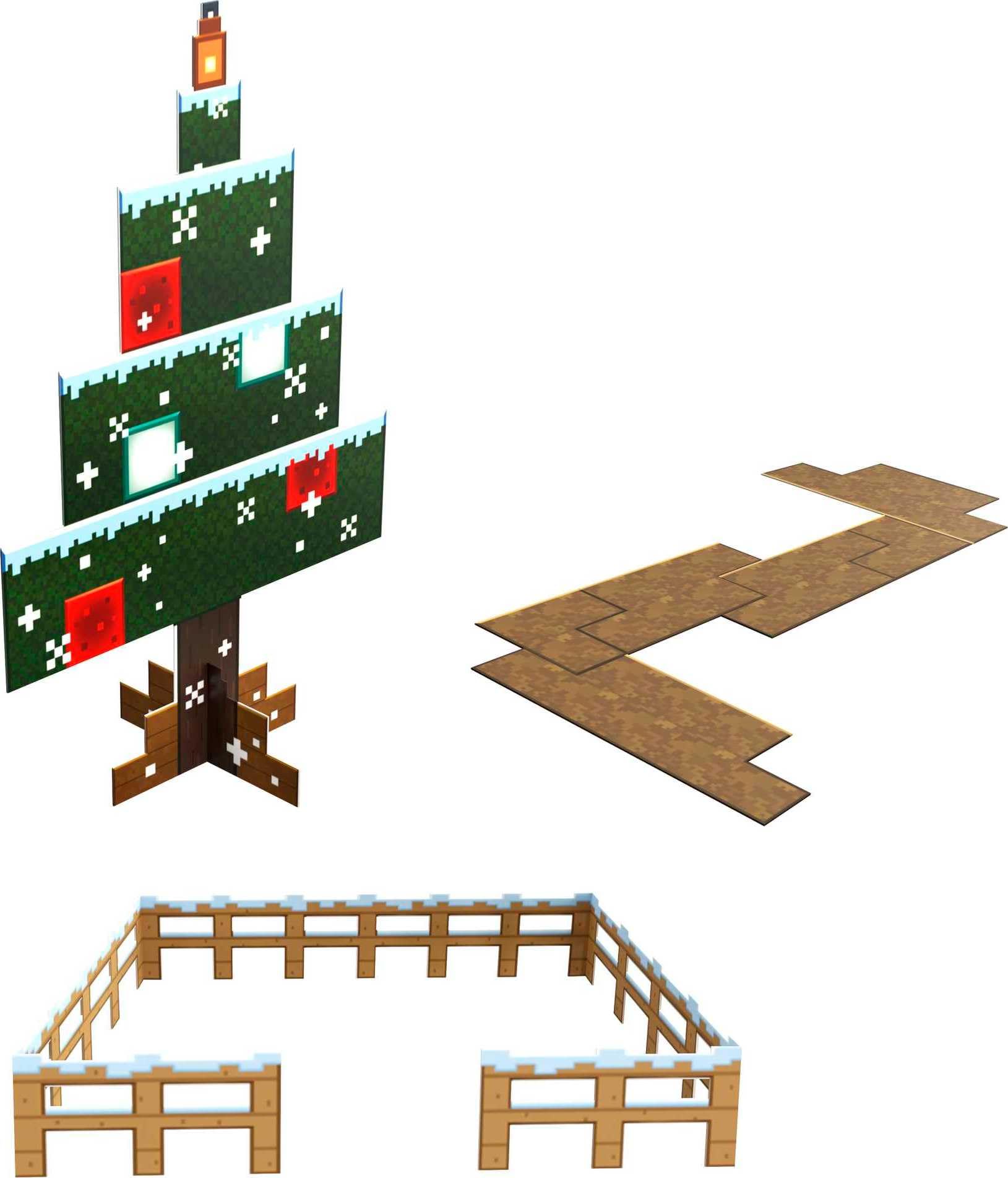 Foto 7 pulgar | Calendario De Adviento Mattel Minecraft Mob Head Minis Con 6 Figuras - Venta Internacional.