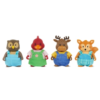 Foto 1 | Juego Toy Li'l Woodzeez Friendz Club Forest Con 4 Figuras De Muñecas - Venta Internacional.