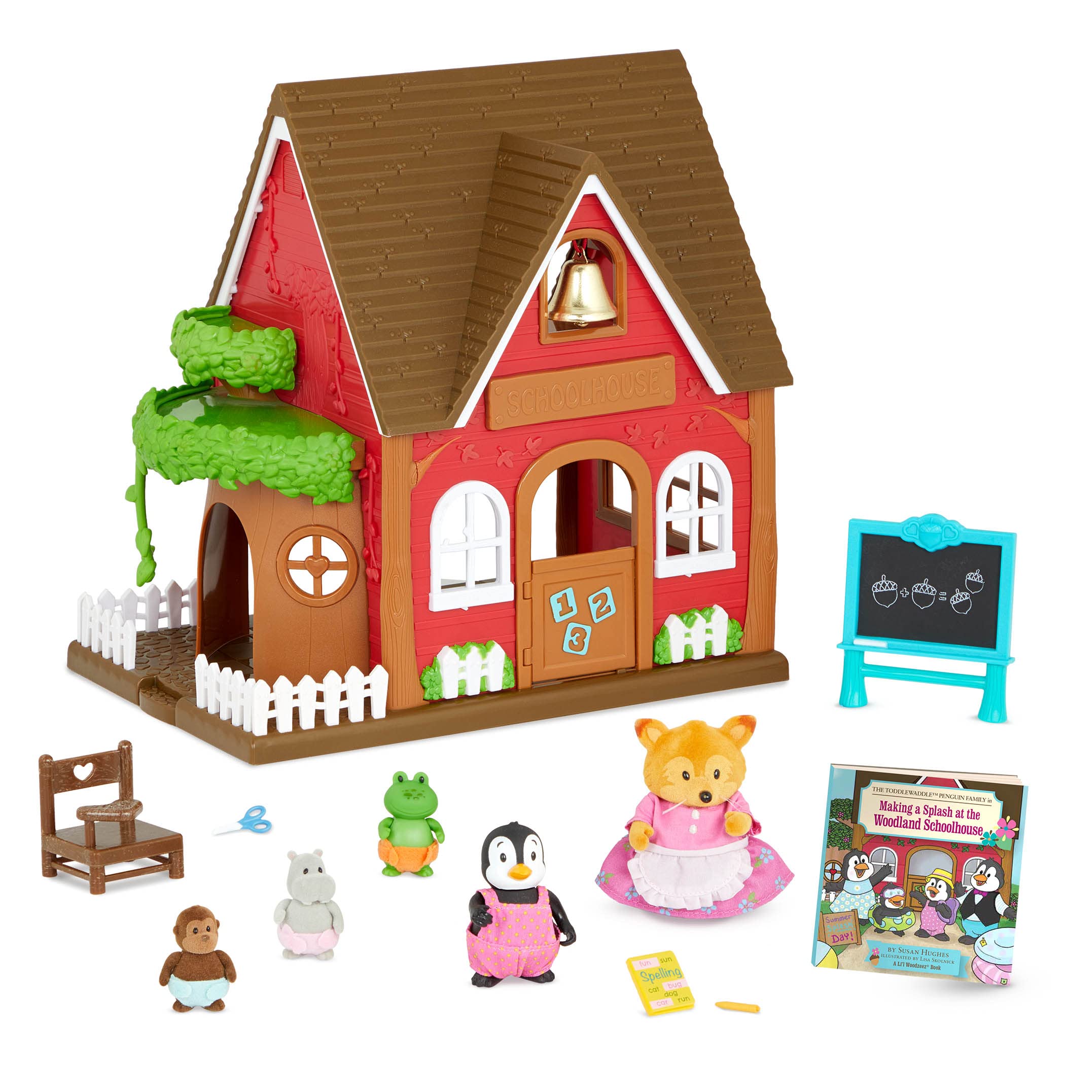 Foto 2 pulgar | Set De Juego Toy Figures Lil Woodzeez Miniature School 3+ Years - Venta Internacional.