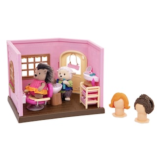 Foto 3 | Set De Juego Toy Hair Salon Dollhouse Li'l Woodzeez Baabaa Spa - Venta Internacional.