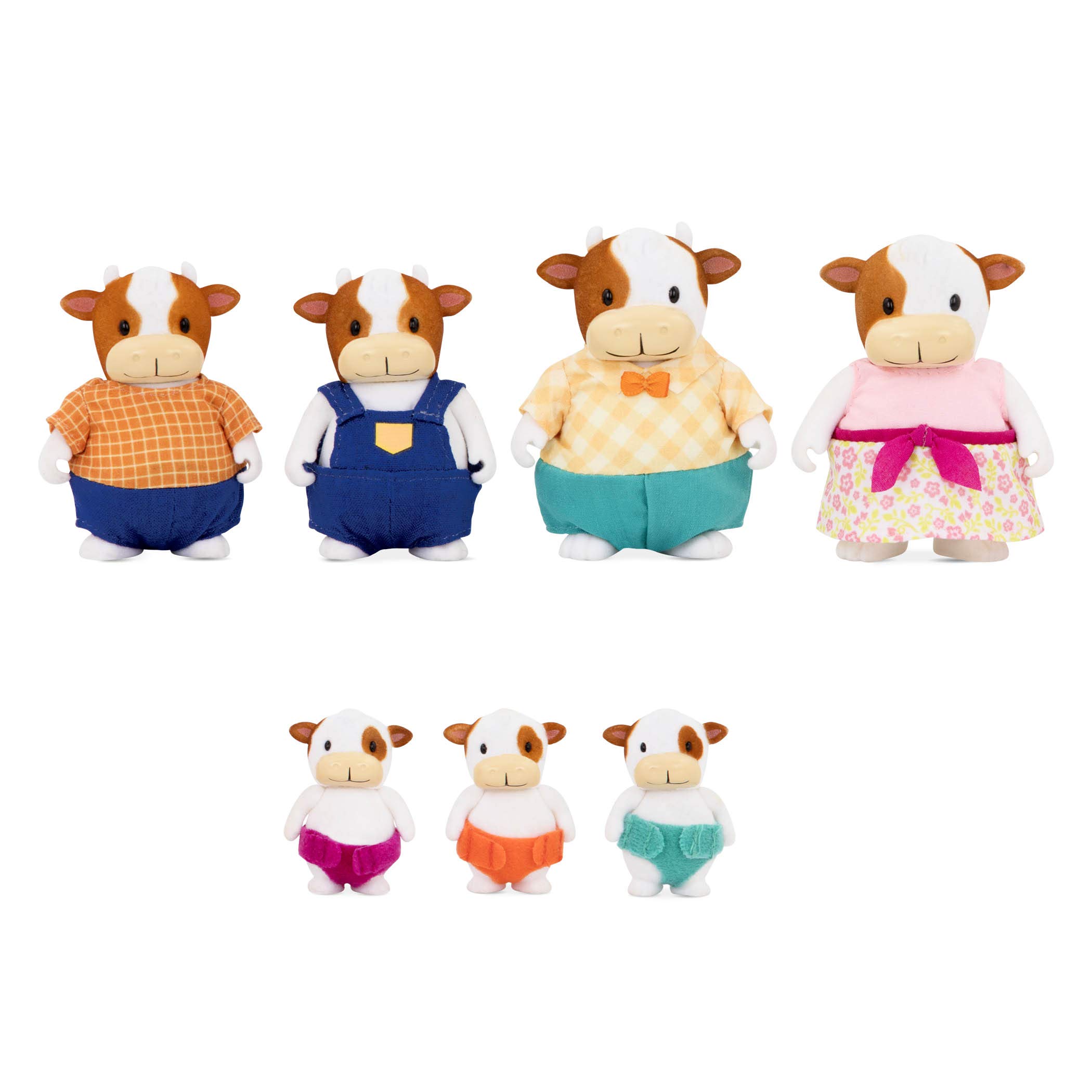 Foto 2 pulgar | Toy Li'l Woodzeez The Fitzmoo Cow Family Con 7 Figuras A Partir De 3 Años - Venta Internacional.
