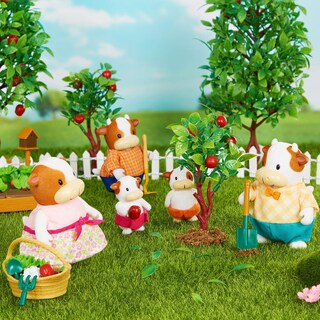 Foto 2 | Toy Li'l Woodzeez The Fitzmoo Cow Family Con 7 Figuras A Partir De 3 Años - Venta Internacional.
