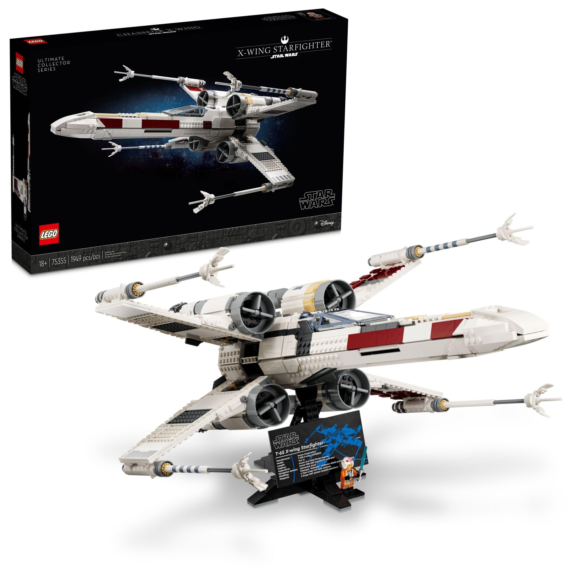 Foto 2 pulgar | Set De Construcción Lego Star Wars Ultimate Collector X-wing 75355 - Venta Internacional.