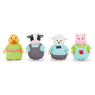 Foto 1 | Set Toy Li'l Woodzeez Friendz Club Farm Con 4 Figuras De Muñecas Para Mayores De 3 - Venta Internacional.