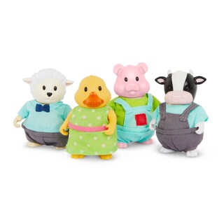 Foto 2 | Set Toy Li'l Woodzeez Friendz Club Farm Con 4 Figuras De Muñecas Para Mayores De 3 - Venta Internacional.