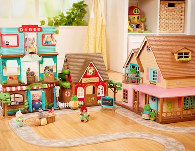 Foto 5 | Set Toy Li'l Woodzeez Friendz Club Farm Con 4 Figuras De Muñecas Para Mayores De 3 - Venta Internacional.