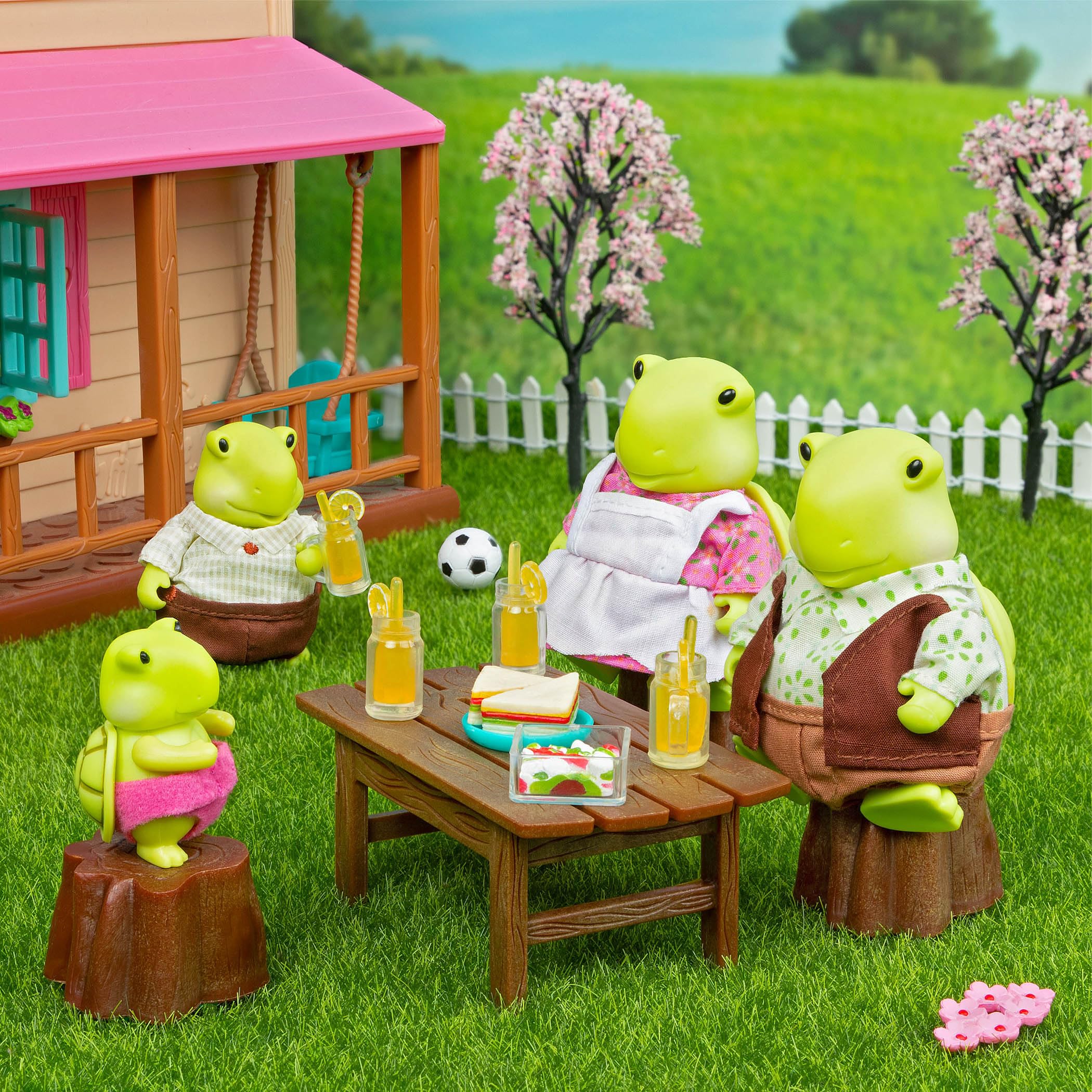 Foto 3 pulgar | Set Familiar Toy Li'l Woodzeez The Tidyshine Turtle Para Mayores De 3 Años - Venta Internacional.