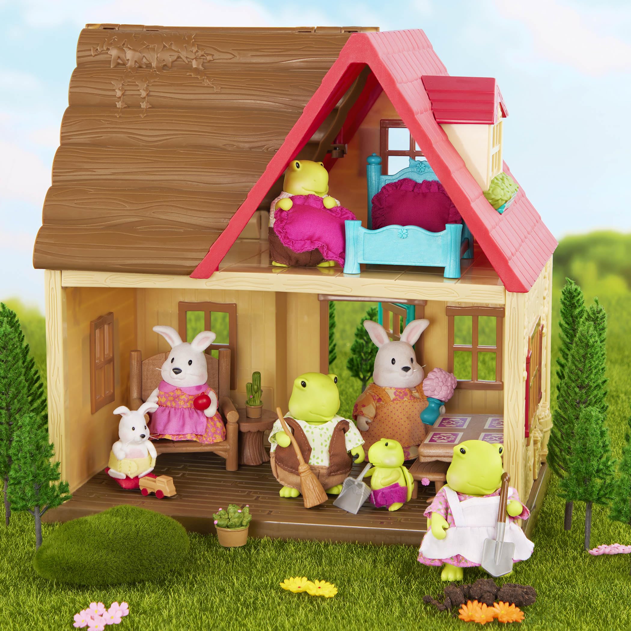 Foto 6 | Set Familiar Toy Li'l Woodzeez The Tidyshine Turtle Para Mayores De 3 Años - Venta Internacional.