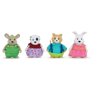 Foto 1 | Set De Patio Trasero Toy Li'l Woodzeez Friendz Club Con 4 Muñecas Para Mayores De 3 Años - Venta Internacional.