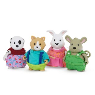 Foto 5 | Set De Patio Trasero Toy Li'l Woodzeez Friendz Club Con 4 Muñecas Para Mayores De 3 Años - Venta Internacional.