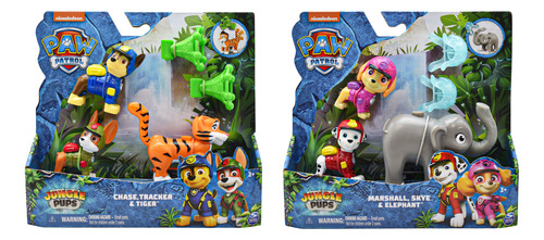 Foto 2 pulgar | Paw Patrol Jungle Pups Pack 6 Figuras Spin Master