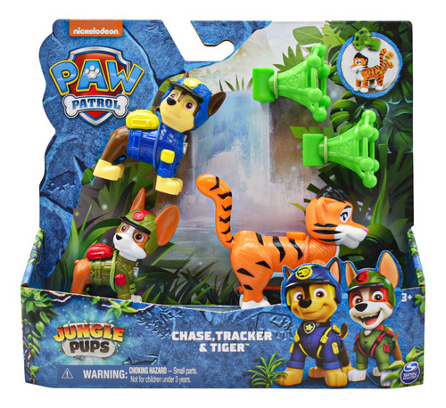 Foto 3 pulgar | Paw Patrol Jungle Pups Pack 6 Figuras Spin Master