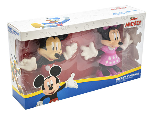 Foto 3 pulgar | Disney Mickey Y Minnie Muñecos Articulados Coleccion Toymark