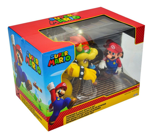 Foto 3 pulgar | Super Mario Set Batalla De Lava De Bowser Jakks Pacific