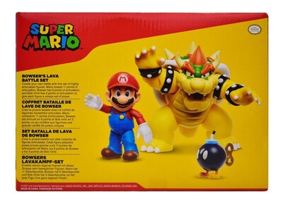 Foto 3 | Super Mario Set Batalla De Lava De Bowser Jakks Pacific