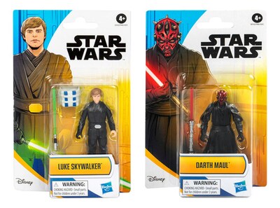 Foto 1 | Star Wars Pack Figura Darth Maul Y Luke Skywalker Hasbro
