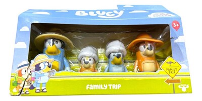 Foto 2 | Bluey Family Trip Viaje Familiar Set 4 Figuras Moose Cf