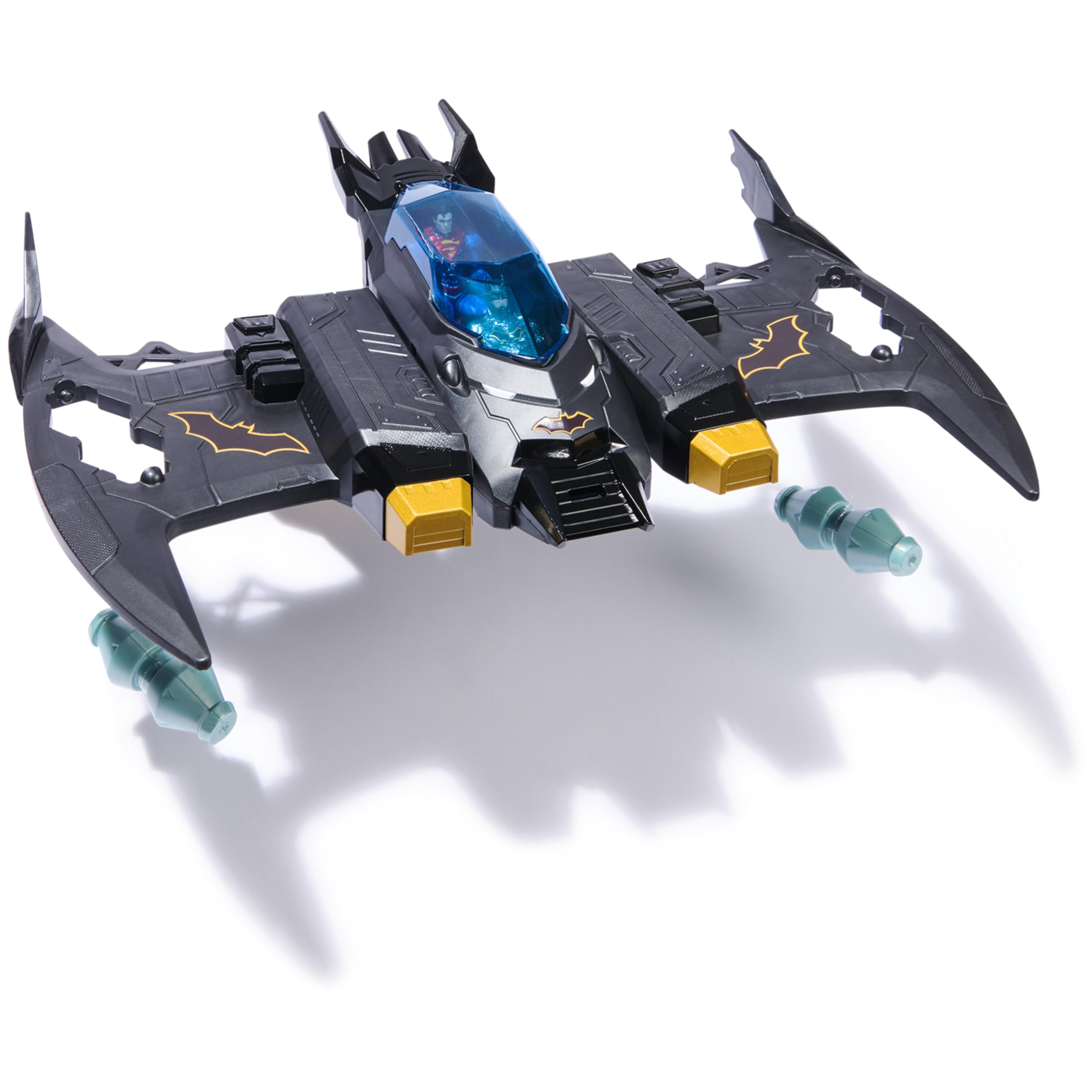 Foto 5 pulgar | Playset Dc Comics Metal Force Transforming Batwing Con Figuras - Venta Internacional.