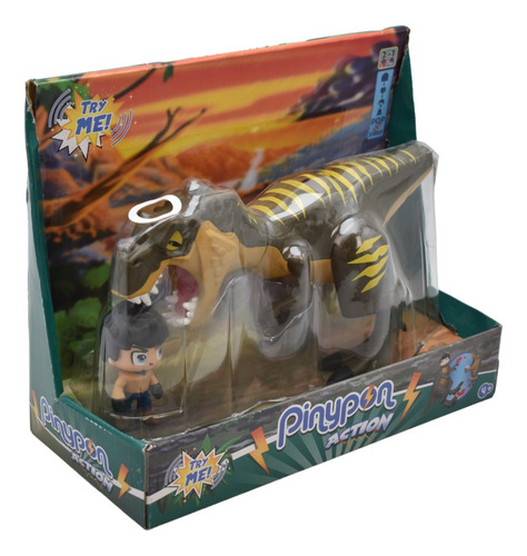 Foto 3 pulgar | Pinypon Action T Rex Con Sonido Y Figura Famosa Cd