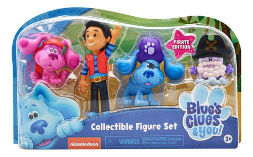 Foto 2 pulgar | Pistas De Blue Y Tu Set 4 Figuras Edicion Piratas Just Play