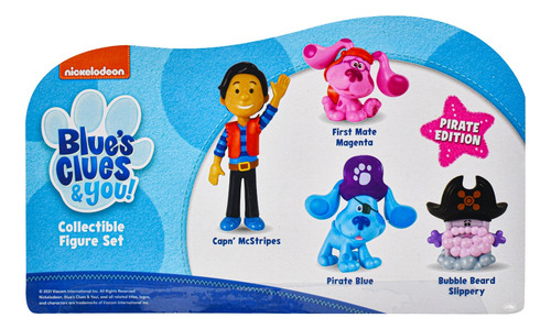 Foto 4 pulgar | Pistas De Blue Y Tu Set 4 Figuras Edicion Piratas Just Play