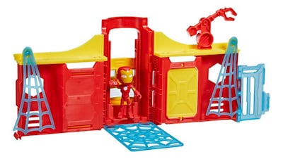 Foto 3 | Torre Stark De Iron Man Spidey Amazing Marvel Hasbro