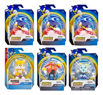 Foto 1 | Sonic The Hedgehog Pack 6 Pzas 7 Cm #2 Jakks Pacific