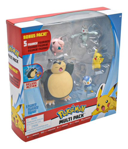 Foto 3 pulgar | Pokemon Multi Pack Deluxe Action 5 Figuras Jazwares