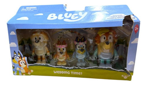 Foto 2 pulgar | Bluey Wedding Time Tiempo De Boda Set 4 Figuras Moose Cf