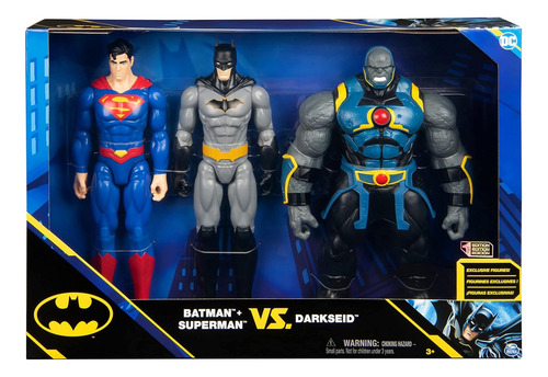 Foto 2 pulgar | Dc Batman Superman Vs Darkseid Figuras 29cm Spin Master