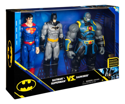 Foto 3 pulgar | Dc Batman Superman Vs Darkseid Figuras 29cm Spin Master